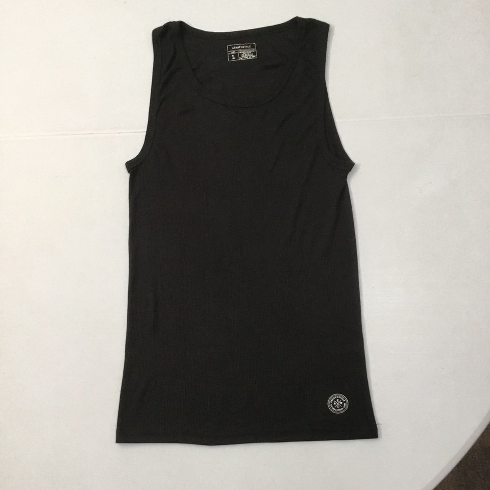 Aeropostale Ribbed Black Tank Top NWOT